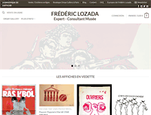 Tablet Screenshot of fredericlozada.com